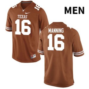 Texas Longhorns Men's #16 Arch Manning Authentic Orange College Football Jersey OCB80P8I